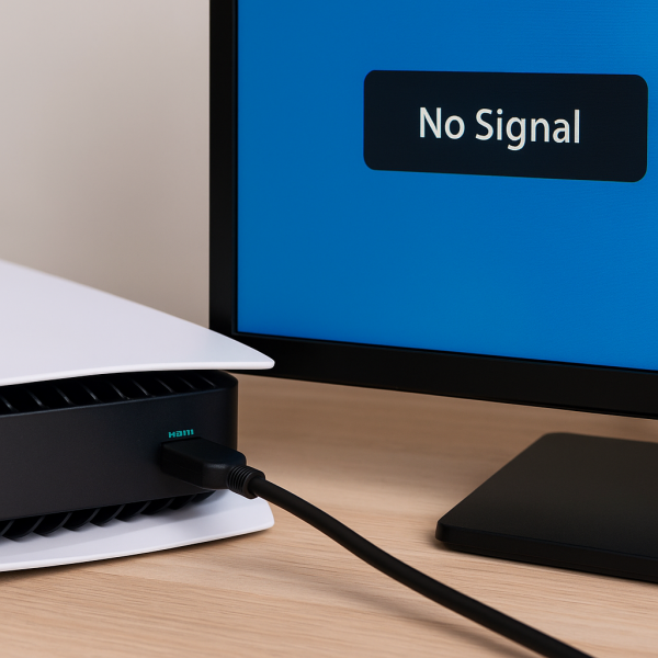 Brak obrazu na HDMI w konsoli PlayStation 5 – objawy i naprawa