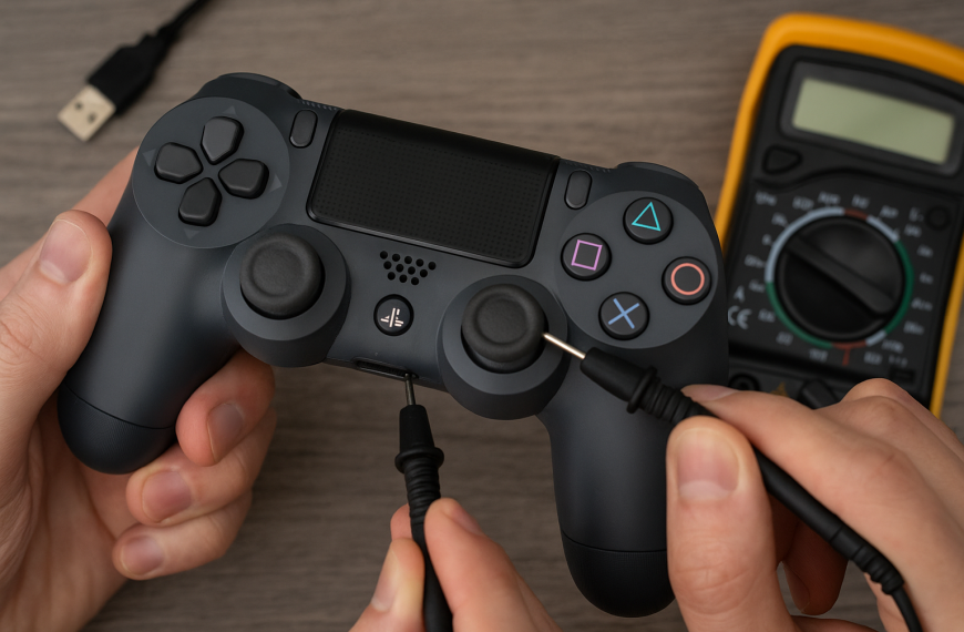 DualShock 4 nie ładuje się – jak sprawdzić baterię i gniazdo USB