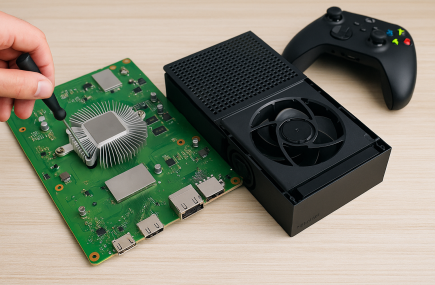 Naprawa konsoli Xbox po błędzie E100 – poradnik serwisowy